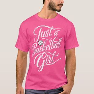 Camiseta Apenas uma garota de basquete de basquete de basqu
