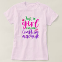 Apenas uma garota e sua máquina de artesanato femi