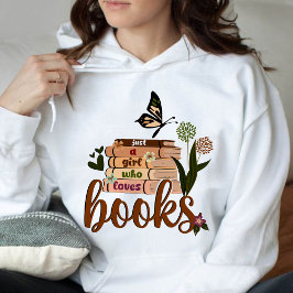 Camiseta Apenas uma garota, Livro Lover Livros Florais Lend