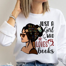 Camiseta Apenas uma garota, Livro Sobre Livros Florais Lend