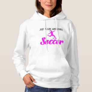 Camiseta apenas uma garota que adora futebol