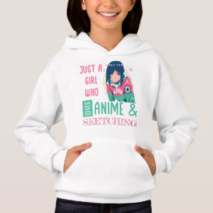 Camiseta Apenas uma garota que ama anime e desenho
