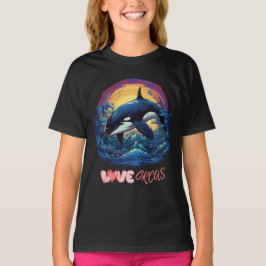 Camiseta Apenas uma garota que ama baleias (ama orcas)