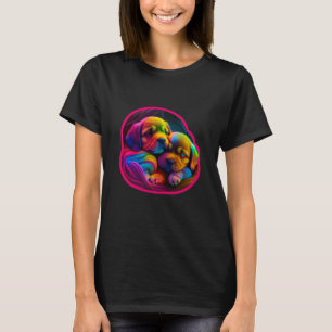 Camiseta Apenas Uma Garota Que Ama Cachorros Labrador Retri