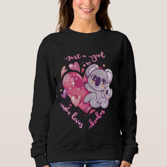 Camiseta Apenas Uma Garota Que Ama Coalas (Frente)