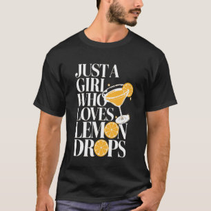 Camiseta Apenas Uma Garota Que Ama Coquetel Martini De Goti