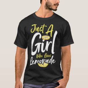 Camiseta Apenas Uma Garota Que Ama Fabricante de Limonada L