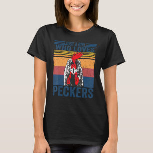 Camiseta Apenas Uma Garota Que Ama Fantasia De Bicos Frang
