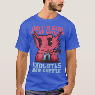 Camiseta Apenas uma garota que ama galões e Cafés