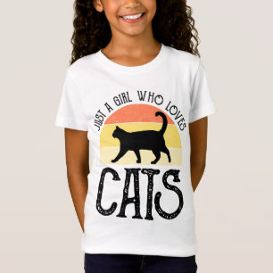 Camiseta Apenas Uma Garota Que Ama Gatos