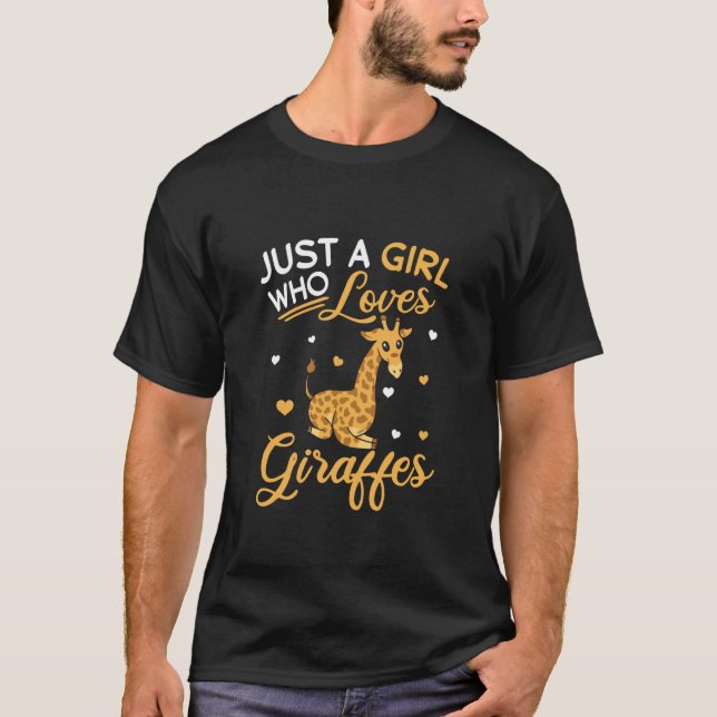 Camiseta Apenas Uma Garota Que Ama Girafas (Frente)