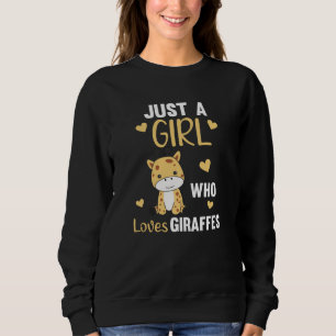 Camiseta Apenas Uma Garota Que Ama Girafas - Girafa Bonita