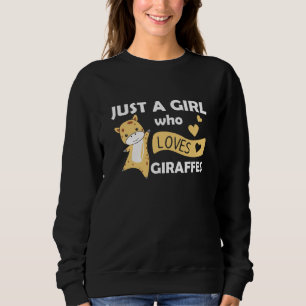 Camiseta Apenas Uma Garota Que Ama Girafas - Girafa Bonita