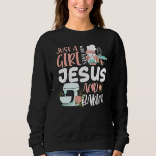 Camiseta Apenas Uma Garota Que Ama Jesus E Assar Roupas Eng
