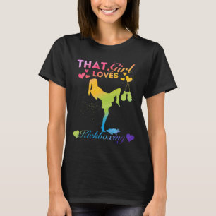 Camiseta Apenas Uma Garota Que Ama Kickboxing