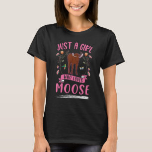 Camiseta Apenas uma garota que ama Moose Scandinavia Moose