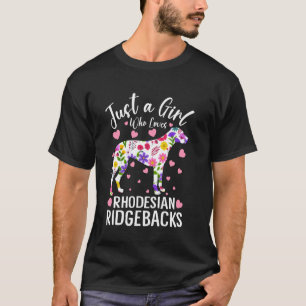 Camiseta Apenas Uma Garota Que Ama Mulheres Rhodesian Ridge