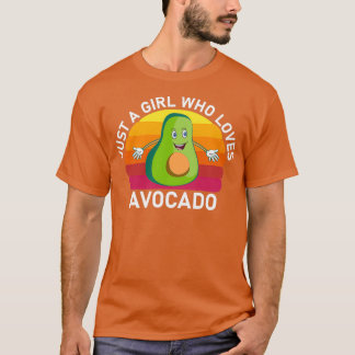 Camiseta Apenas uma garota que ama o abacate