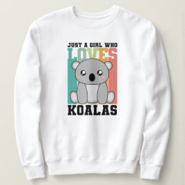 Camiseta Apenas uma garota que ama o amante do urso Koalas 