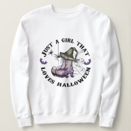 Camiseta Apenas uma garota que ama o halloween