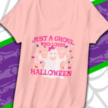 Apenas Uma Garota Que Ama O Halloween Fantasma Ros