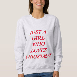 CAMISETA APENAS UMA GAROTA QUE AMA O NATAL