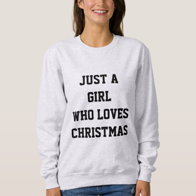 CAMISETA APENAS UMA GAROTA QUE AMA O NATAL (Frente)
