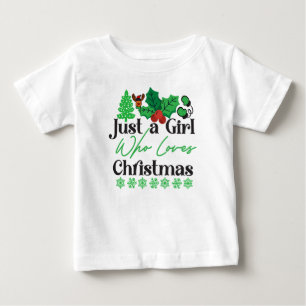 Camiseta Apenas Uma Garota Que Ama O Natal-42318