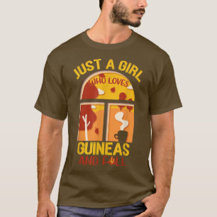 Camiseta Apenas uma garota que ama porcos guineenses e qued