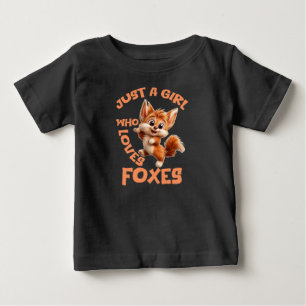 Camiseta Apenas uma Garota que Ama Raposas