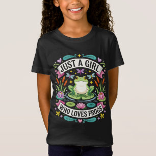 Camiseta Apenas uma garota que ama sapos