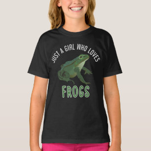 Camiseta Apenas uma garota que ama sapos