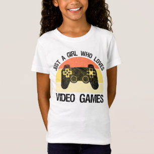 Camiseta Apenas Uma Garota Que Ama Video Games