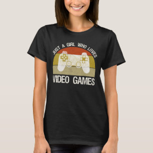 Camiseta Apenas Uma Garota Que Ama Video Games