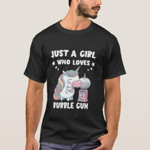 Camiseta Apenas Uma Garota Unicórnio Docinho Gumball Bble G
