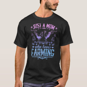 Camiseta Apenas Uma Mãe Que Adora A Criação De Fábricas De