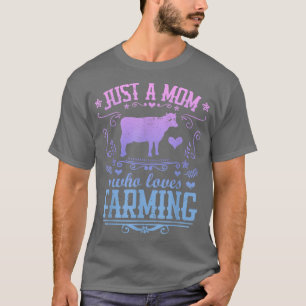 CAMISETA APENAS UMA MÃE QUE ADORA FAZER FAZENDO FANTASIA.