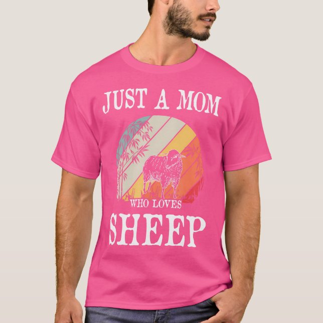 Camiseta Apenas Uma Mãe Que Adora Ovelha (Frente)