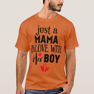 Camiseta Apenas uma mamã apaixonada pelos seus rapazes