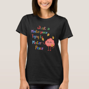 Camiseta Apenas Uma Máquina Tentando Mestre Paz Mental H