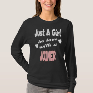 Camiseta Apenas Uma Menina Apaixonada Por Um Joiner