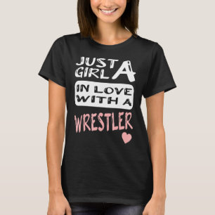 Camiseta Apenas Uma Menina Apaixonada Por Um Lutador 1