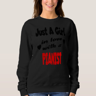 Camiseta Apenas Uma Menina Apaixonada Por Um Pianista