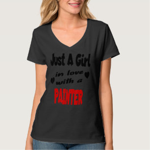 Camiseta Apenas Uma Menina Apaixonada Por Um Pintor
