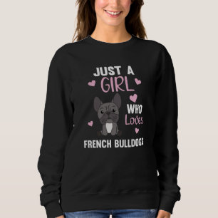 Camiseta Apenas Uma Menina Os Bulldog Franceses Adora Kawai