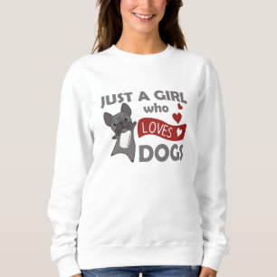 Camiseta Apenas Uma Menina Os Bulldog Franceses Adora Kawai