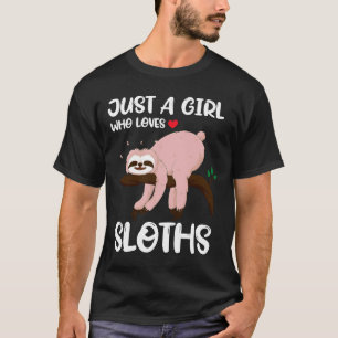 Camiseta Apenas Uma Menina Preguiçosa E Engraçada Ideia Par