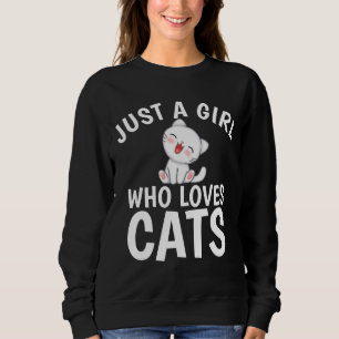 CAMISETA APENAS UMA MENINA QUE ADORA CAÇAS DE GATO