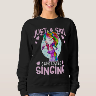 Camiseta Apenas Uma Menina Que Adora Cantar Cantor De Karao