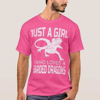 Camiseta Apenas Uma Menina Que Adora Dragões Carnados